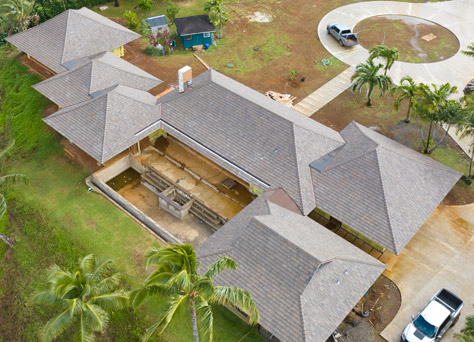 Brava Synthetic Roofing on Kauai new construction